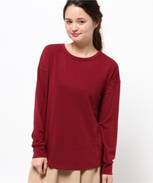 Denime | ドロップショルダーニットソーロンT(Tシャツ/カットソー)