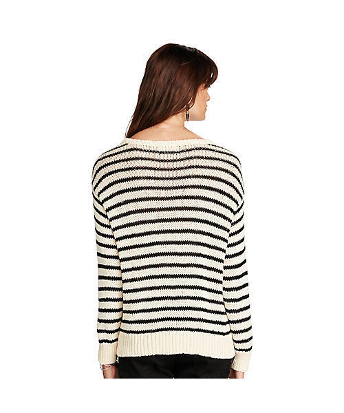 Denim & Supply Ralph Lauren（デニムアンドサプライラルフローレン）の「フリンジド コットン セーター（ニット/セーター・レディース・ブラック系8・SMALL/MEDIUM/X-SMALL/XX-SMALL/LARGE）」の3枚目の写真