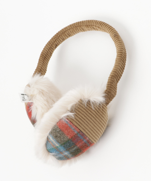 URBAN RESEARCH DOORS（アーバンリサーチドアーズ）の「DOORS イヤーマフ（その他小物・キッズ・ベージュ/ブルー・ONE）」の2枚目の写真