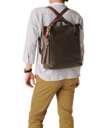 HALEINE | 牛革レザーリュックサック(バックパック/リュック)