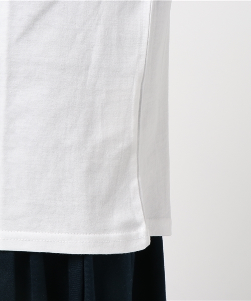 Pierrot（ピエロ）の「コットン100％ バルーンスリーブ Tシャツ（Tシャツ/カットソー・レディース・チャコールグレー/ホワイト×ブラック/ブラック/カーキ/ネイビー/ホワイト/キャメル・L/M）」の20枚目の写真