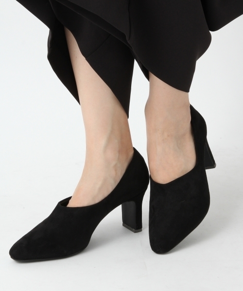 A part by（アパートバイ）の「ハイヴァンプパンプス 765077 （パンプス・レディース・ベージュ/パープル/ブラック・LARGE/MEDIUM）」の2枚目の写真