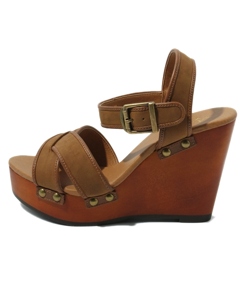 Another Edition（アナザーエディション）の「AE CROSS ST SNDL100（サンダル・レディース・ブラウン/ダークブラウン・SMALL/MEDIUM/LARGE）」の3枚目の写真