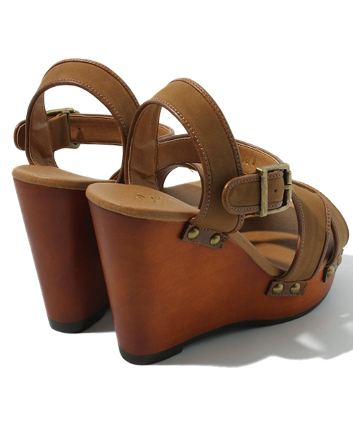 Another Edition（アナザーエディション）の「AE CROSS ST SNDL100（サンダル・レディース・ブラウン/ダークブラウン・SMALL/MEDIUM/LARGE）」の5枚目の写真