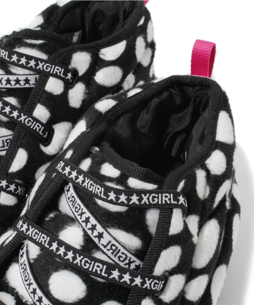 X-girl(エックスガール)の「X-girl THE NORTHFACE TRACTION CHUKKA(ブーツ・レディース・ブラック・23cm/24cm/25cm/26cm/27cm/28cm)」の9枚目の写真