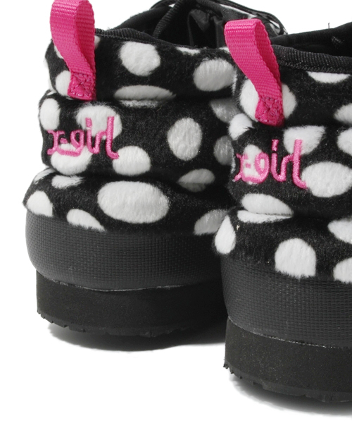 X-girl(エックスガール)の「X-girl THE NORTHFACE TRACTION CHUKKA(ブーツ・レディース・ブラック・23cm/24cm/25cm/26cm/27cm/28cm)」の10枚目の写真