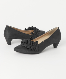 Green　Parks | ・フリルローヒールパンプス(パンプス)