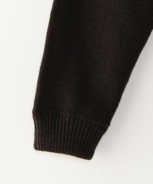 crepuscule（クレプスキュール）の「＜crepuscule＞ C/W CREW/ﾆｯﾄ（ニット/セーター・メンズ・ブラック/シャーベット/ライム・1/2）」の6枚目の写真