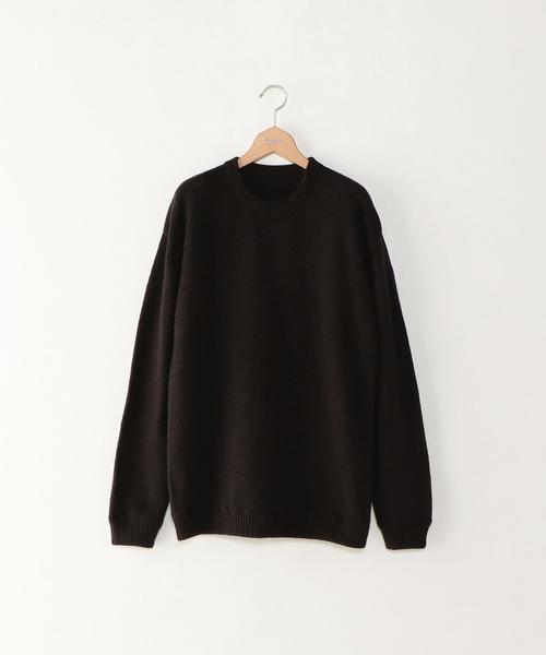 crepuscule（クレプスキュール）の「＜crepuscule＞ C/W CREW/ﾆｯﾄ（ニット/セーター・メンズ・ブラック/シャーベット/ライム・1/2）」の14枚目の写真