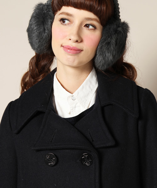 FIDELITY（フィデリティ）の「FIDELITY SHORT ピーコート（ピーコート・レディース・ネイビー/ベージュ・FREE）」の8枚目の写真