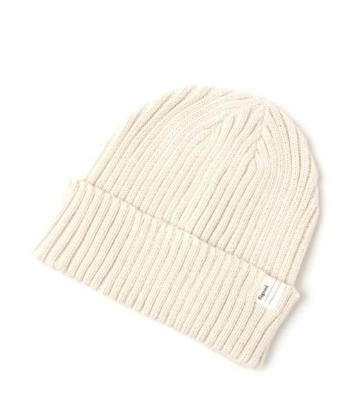 GLOBAL WORK（グローバルワーク）の「【抗菌防臭】綿麻ニットワッチキャップ/780663（ニットキャップ/ビーニー・メンズ・ブラック/ライトブルー/レッド/ライトイエロー/ネイビー/ホワイト/グレー・FREE）」の2枚目の写真