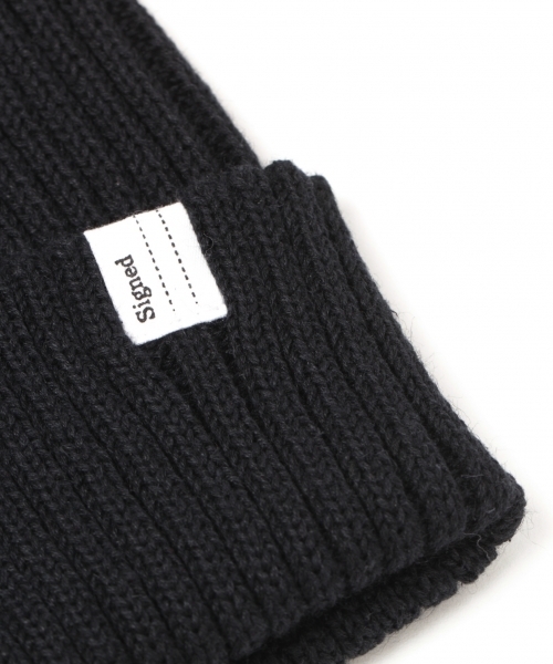 GLOBAL WORK（グローバルワーク）の「【抗菌防臭】綿麻ニットワッチキャップ/780663（ニットキャップ/ビーニー・メンズ・ブラック/ライトブルー/レッド/ライトイエロー/ネイビー/ホワイト/グレー・FREE）」の10枚目の写真