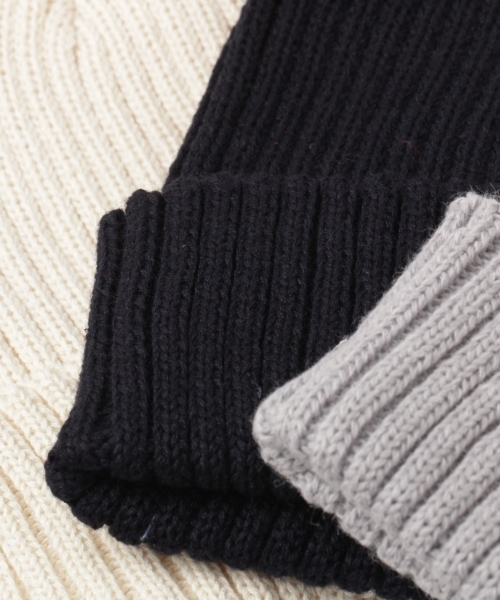 GLOBAL WORK（グローバルワーク）の「【抗菌防臭】綿麻ニットワッチキャップ/780663（ニットキャップ/ビーニー・メンズ・ブラック/ライトブルー/レッド/ライトイエロー/ネイビー/ホワイト/グレー・FREE）」の12枚目の写真