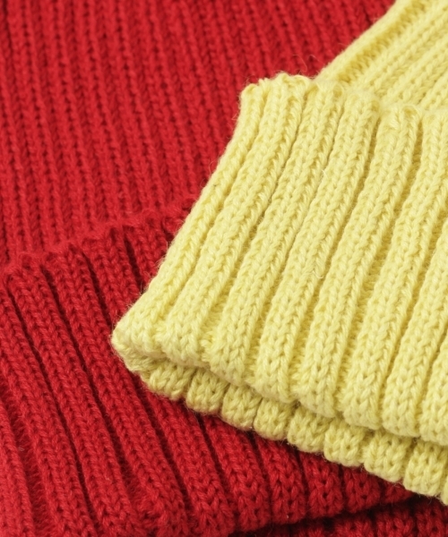 GLOBAL WORK（グローバルワーク）の「【抗菌防臭】綿麻ニットワッチキャップ/780663（ニットキャップ/ビーニー・メンズ・ブラック/ライトブルー/レッド/ライトイエロー/ネイビー/ホワイト/グレー・FREE）」の13枚目の写真