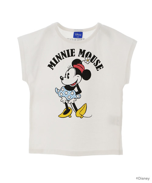 Disney（ディズニー）の「Disney（ディズニー）キャラクターフレンチスリーブTシャツ（Tシャツ/カットソー・キッズ・ホワイト系その他2/ブラック系その他4/イエロー系その他2/ホワイト系その他4・140/130/150/110/120）」の2枚目の写真