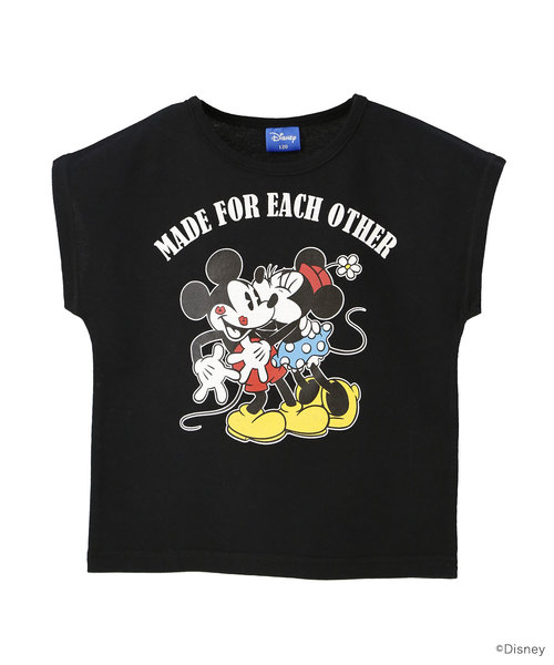 Disney（ディズニー）の「Disney（ディズニー）キャラクターフレンチスリーブTシャツ（Tシャツ/カットソー・キッズ・ホワイト系その他2/ブラック系その他4/イエロー系その他2/ホワイト系その他4・140/130/150/110/120）」の3枚目の写真