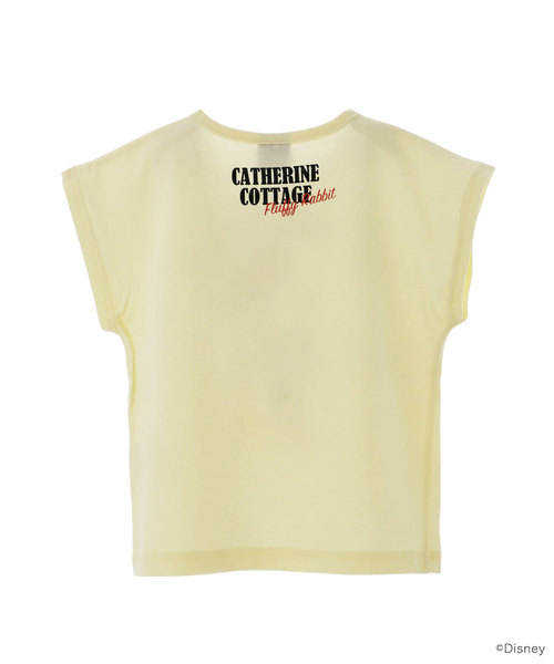 Disney（ディズニー）の「Disney（ディズニー）キャラクターフレンチスリーブTシャツ（Tシャツ/カットソー・キッズ・ホワイト系その他2/ブラック系その他4/イエロー系その他2/ホワイト系その他4・140/130/150/110/120）」の6枚目の写真