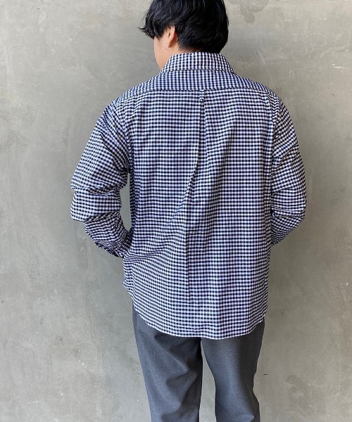 未使用品 DANTON ダントン プルオーバーシャツ 長袖 42 ネイビー 06 DANTON（ダントン）の「[DANTON/ダントン] オックスフォードプル