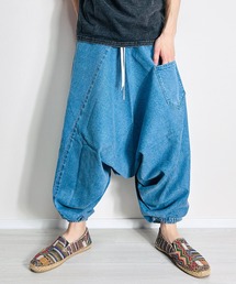 KAPITALキャピタル　アラジンデニムパンツ　サルエルパンツ　バルーンパンツ KAPITAL - キャピタル アラジンパンツ サルエルパンツ デニム 0