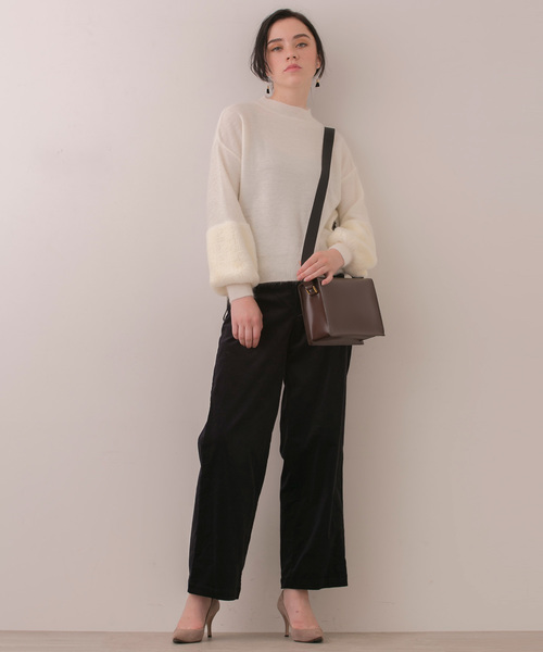 STUDIOUS(ステュディオス)の「【STUDIOUS】レザーミニショルダーバッグ(ショルダーバッグ・レディース・ブラック/ブラウン・FREE)」の11枚目の写真