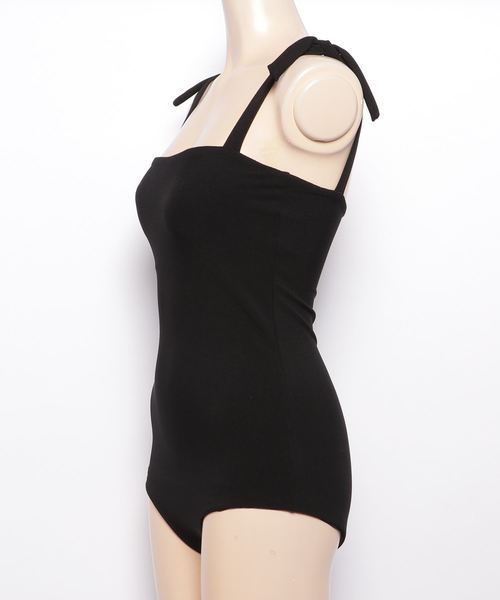 【新品】Lepidos ブラックワンピース水着 M Lepidos（レピドス）の「＜Lepidos＞ソリッド バッグオープン