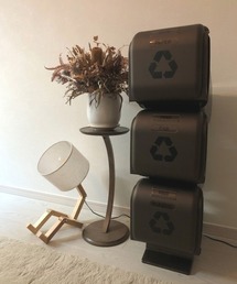 entre square（アントレスクエアー）の「VIDA/スリーサイクルカン 分別 3段 ごみ箱 【直営店限定】（ダストボックス）」