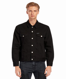 モダンクラシック ブラックデニム トラッカージャケット