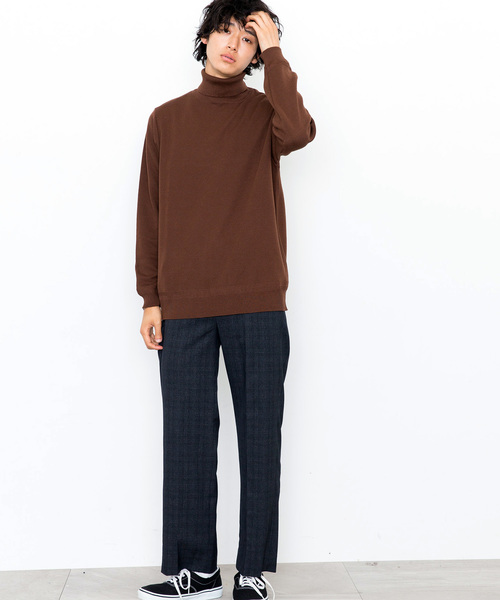 STUDIOUS（ステュディオス）の「【STUDIOUS】ミラノリブタートルネック（ニット/セーター・メンズ・ホワイト/ブラック/ブラウン/ブルー・1/2/3）」の11枚目の写真