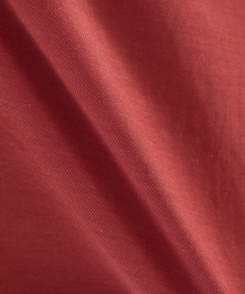 ABAHOUSE（アバハウス）の「コットンキュプラVネックシャツ（シャツ/ブラウス・メンズ・ホワイト/オレンジ系その他/カーキ・44/46/48）」の9枚目の写真