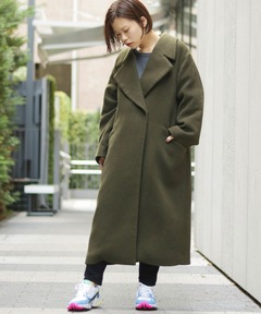 SMOOTH MELANGE WRAP COAT（その他アウター）｜WYM LIDNM（ウィム バイ