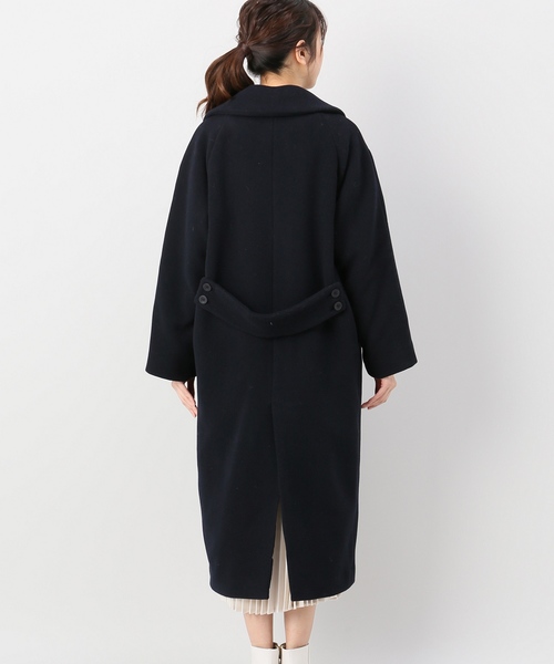 JOINT WORKS(ジョイントワークス)の「ダブルモッサBIGカラーコート◆(チェスターコート・レディース・ネイビー/カーキ・FREE)」の14枚目の写真