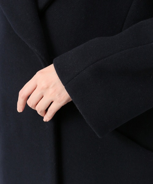 JOINT WORKS(ジョイントワークス)の「ダブルモッサBIGカラーコート◆(チェスターコート・レディース・ネイビー/カーキ・FREE)」の11枚目の写真