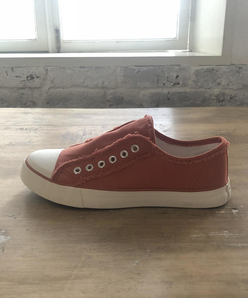 coen（コーエン）の「【ムック本掲載・3/1ヒルナンデス！放映】キャンバススリッポン（スニーカー）（スニーカー・レディース・ネイビー/ホワイト/ライラック/ベージュ/ブラック/グレー/オレンジ/ナチュラル/ブラウン・X-SMALL/X-LARGE/SMALL/MEDIUM/LARGE）」の20枚目の写真