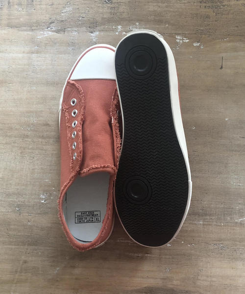 coen（コーエン）の「【ムック本掲載・3/1ヒルナンデス！放映】キャンバススリッポン（スニーカー）（スニーカー・レディース・ネイビー/ホワイト/ライラック/ベージュ/ブラック/グレー/オレンジ/ナチュラル/ブラウン・X-SMALL/X-LARGE/SMALL/MEDIUM/LARGE）」の21枚目の写真