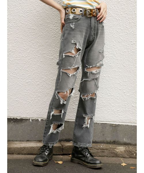 jouetie（ジュエティ）の「ビッグハトメベルト（ベルト・レディース・ブラック/オレンジ/クリア・FREE）」の7枚目の写真