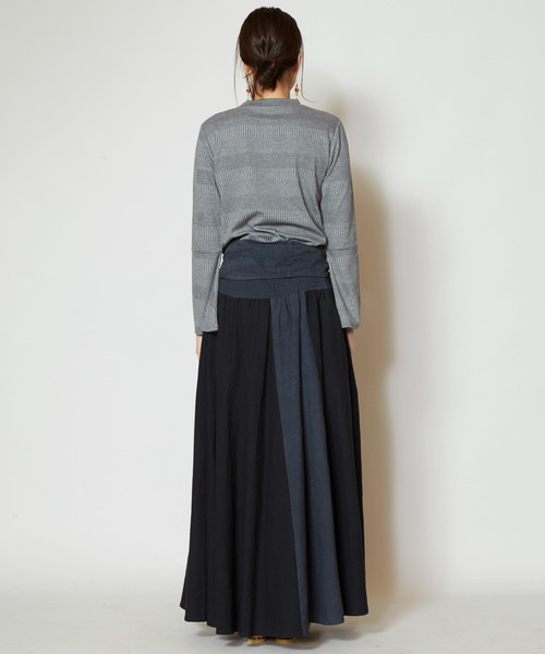 チャイハネ（チャイハネ）の「【チャイハネ】カラーリボンスカート（スカート・レディース・カーキ/オレンジ/ブラック・FREE）」の13枚目の写真