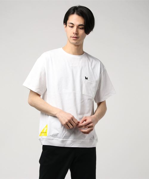 coen（コーエン）の「【1M】ドライ天竺ポケットTシャツ（Tシャツ/カットソー・メンズ・ホワイト/グレー・SMALL/LARGE/MEDIUM）」の11枚目の写真