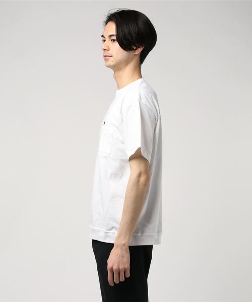 coen（コーエン）の「【1M】ドライ天竺ポケットTシャツ（Tシャツ/カットソー・メンズ・ホワイト/グレー・SMALL/LARGE/MEDIUM）」の13枚目の写真