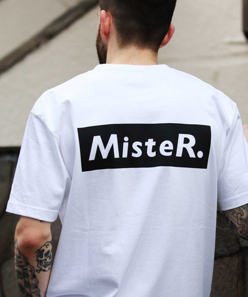 MR.OLIVE(ミスターオリーブ)の「7oz HEAVEY WEIGHT AMERICAN COTTON / MisteR BACK BOX T-SHIRT(Tシャツ/カットソー・メンズ・ブラック/オフホワイト/ネイビー・SMALL/X-LARGE/MEDIUM/LARGE)」の1枚目の写真