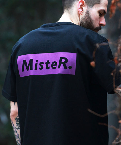 MR.OLIVE(ミスターオリーブ)の「7oz HEAVEY WEIGHT AMERICAN COTTON / MisteR BACK BOX T-SHIRT(Tシャツ/カットソー・メンズ・ブラック/オフホワイト/ネイビー・SMALL/X-LARGE/MEDIUM/LARGE)」の2枚目の写真