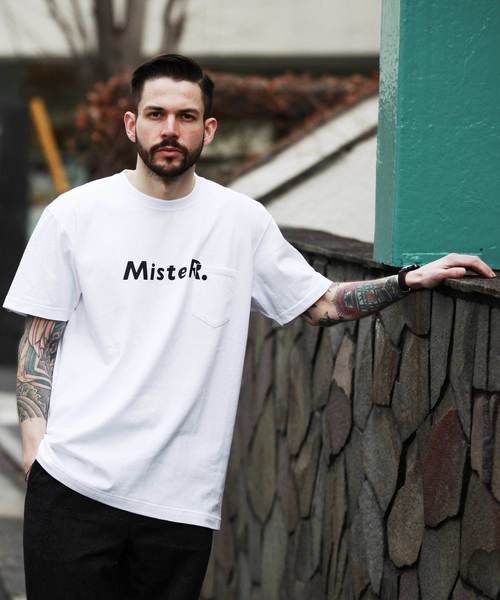 MR.OLIVE(ミスターオリーブ)の「7oz HEAVEY WEIGHT AMERICAN COTTON / MisteR BACK BOX T-SHIRT(Tシャツ/カットソー・メンズ・ブラック/オフホワイト/ネイビー・SMALL/X-LARGE/MEDIUM/LARGE)」の13枚目の写真