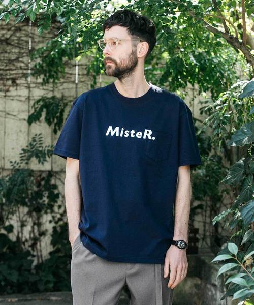 MR.OLIVE(ミスターオリーブ)の「7oz HEAVEY WEIGHT AMERICAN COTTON / MisteR BACK BOX T-SHIRT(Tシャツ/カットソー・メンズ・ブラック/オフホワイト/ネイビー・SMALL/X-LARGE/MEDIUM/LARGE)」の5枚目の写真
