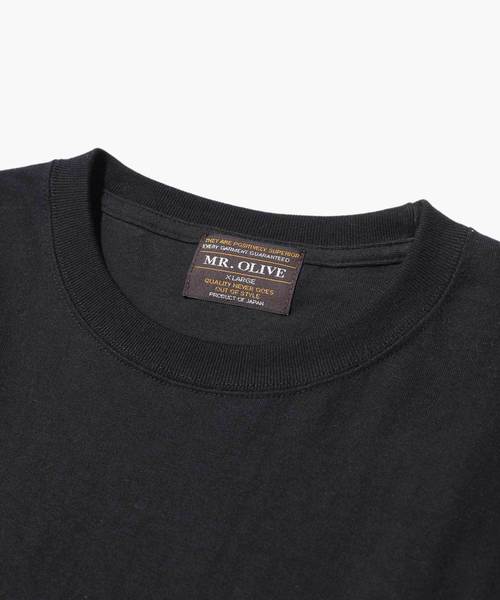 MR.OLIVE(ミスターオリーブ)の「7oz HEAVEY WEIGHT AMERICAN COTTON / MisteR BACK BOX T-SHIRT(Tシャツ/カットソー・メンズ・ブラック/オフホワイト/ネイビー・SMALL/X-LARGE/MEDIUM/LARGE)」の7枚目の写真
