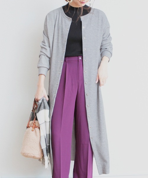 reca(レカ)の「3way ボタンロングワンピース(ワンピース・レディース・オフホワイト/ブラック/グレー/ブラウン・FREE)」の4枚目の写真