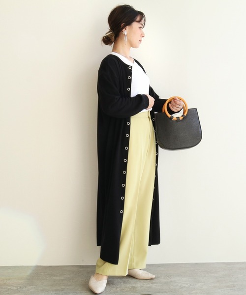 reca(レカ)の「3way ボタンロングワンピース(ワンピース・レディース・オフホワイト/ブラック/グレー/ブラウン・FREE)」の18枚目の写真