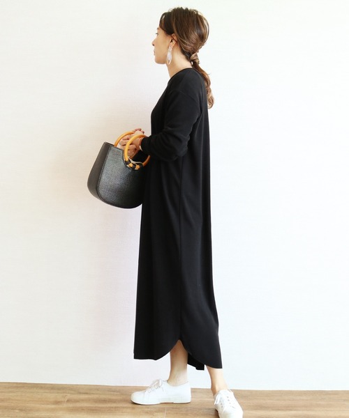 reca(レカ)の「3way ボタンロングワンピース(ワンピース・レディース・オフホワイト/ブラック/グレー/ブラウン・FREE)」の22枚目の写真
