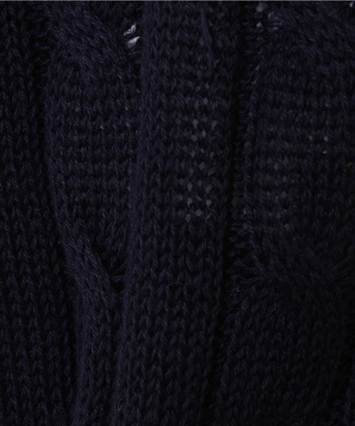 URBAN RESEARCH DOORS KIDS（アーバン リサーチ ドアーズ キッズ　）の「FORK&SPOON エミリコットーニチルデンニット（ニット/セーター・キッズ・チャコール/ネイビー・105/120/90）」の3枚目の写真