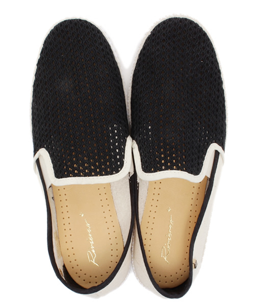 bpr BEAMS Women's（ビーピーアール　ビームス）の「Riviera Shoes / メッシュ スリッポン（スニーカー・レディース・ブラック・36/37/39/38）」の9枚目の写真