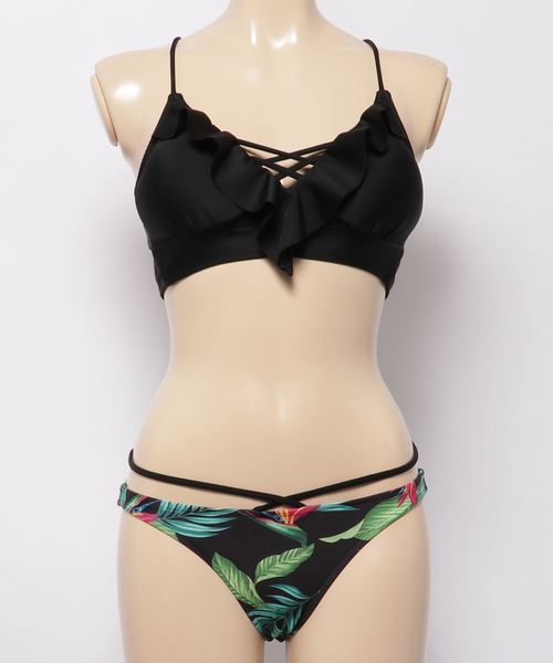 EMODA（エモダ）の「水着 EMODA BUS 335020（水着・レディース・ブラック/ネイビー/オレンジ/ブラック×ブルー・9号）」の2枚目の写真