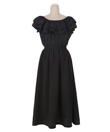 PUNYUS | ドット柄オフショルワンピ－ス(ワンピース)